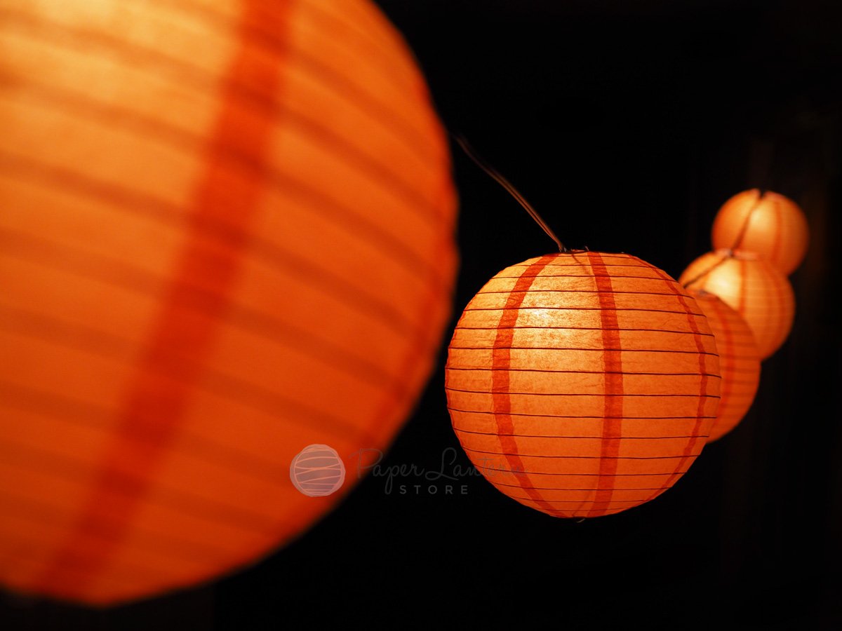 16 Halloween Jack O'Lantern Pumpkin Paper Lantern String Lights - 31FT Expandable LED Fairy Lights for Kids Room Decor, Party DIY Kit, Outdoor Garden & Indoor Halloween Decorations