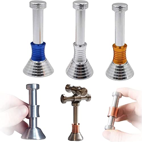 MyGravitySticks – 3-Pack Gravity Drop Desk Toys for Stress Relief & Focus | Mars, Earth, Moon Themed Fidget Toys for Office, Home & School | Fun STEM Educational Gadgets for Adults & Kids (A+B+C Set)