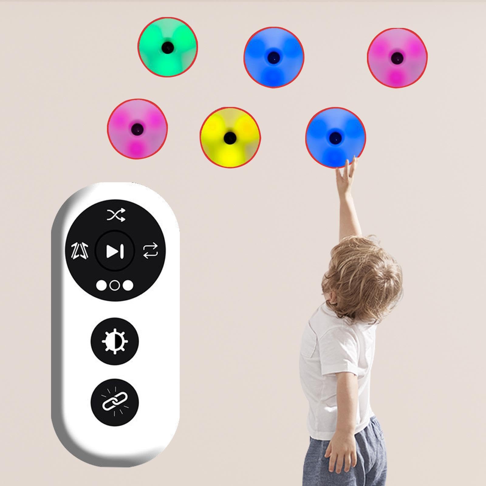ChiuTiaro 6X Reaction Training Lights - Agility Training Equipment for Speed & Reflex Drills - Perfect for Football, Soccer, Basketball & Martial Arts Practice