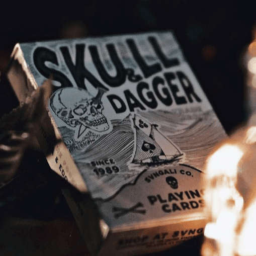 SVNGALI 06 Skull & Dagger Print T-Shirt - Gothic Streetwear for Men & Women - Perfect for Halloween, Concerts, and Alternative Fashion