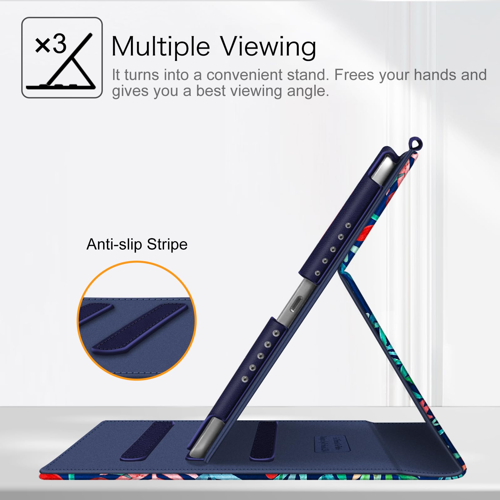 Fintie Protective Case for iPad 6th/5th Gen & iPad Air 2/Air 1 (9.7 Inch 2018/2017 Model) - Shockproof Corner Protection, Multi-Angle Stand with Storage Pocket, Jungle Night Print - Perfect for Work, School & Travel Use