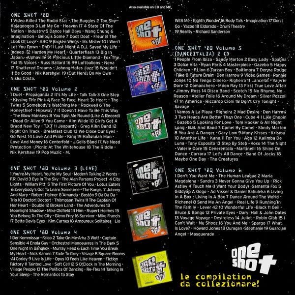 CD One Shot Disco Definitive Collection Vol 1 - Classic 70s & 80s Disco Music Hits - Perfect for Dance Parties, Retro Nights & DJ Mixing