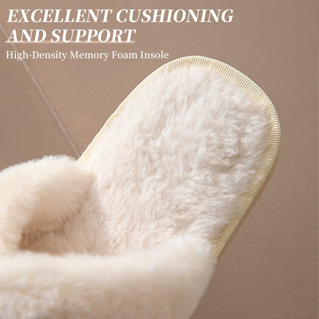 VOPHIA Bride Fuzzy Slippers - Soft Wedding Slippers with Cross Band Design, Perfect Bridal Shower Gift for Bride (Ideal for Getting Ready, Honeymoon & Bridal Suite)