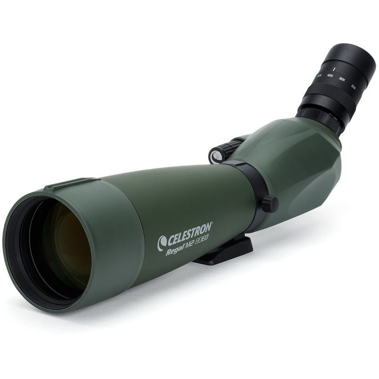 Celestron Regal M2 20-60x80mm ED Angled Spotting Scope with Zoom - High Performance for Bird Watching, Hunting & Target Shooting