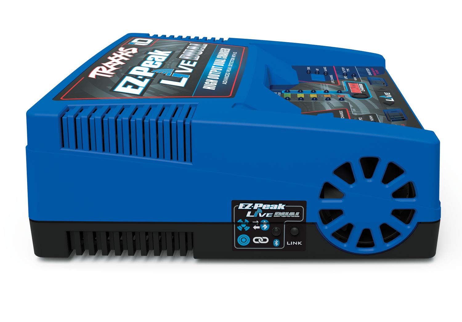 Traxxas EZ Peak Live Dual 200W Multi-Chemistry Smart Charger with ID Technology - Fast Charging for RC Cars, Trucks & Boats - Perfect for Hobbyists & Racing Enthusiasts