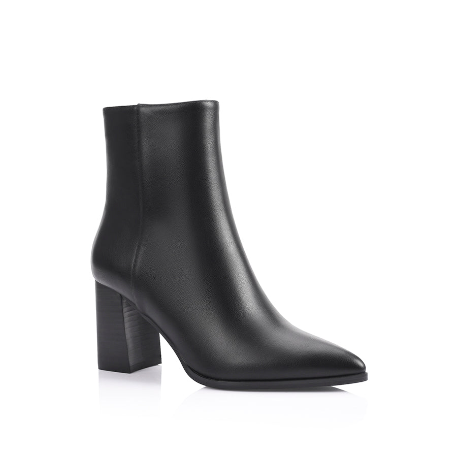 Maxine Women's Black Ankle Boots - Stylish & Comfortable for Fall & Winter Fashion | Perfect for Office, Casual Outfits & Date Nights
