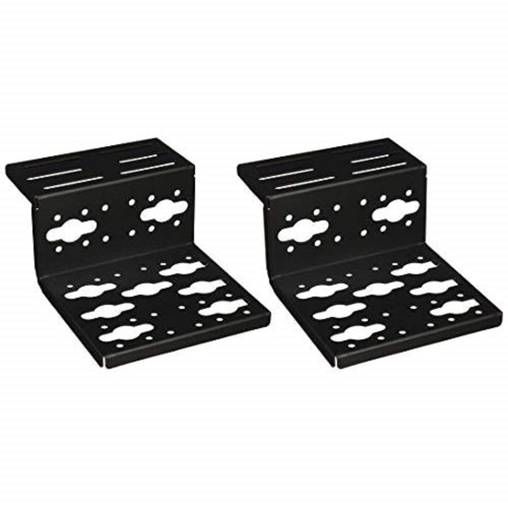 Panduit CVPDUB Steel Server Cabinet PDU Bracket Kit - Heavy Duty Black Rack Mount Power Distribution Unit Bracket for Data Center & Network Equipment Installation