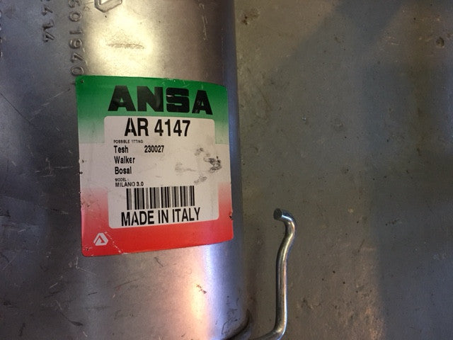 Alfa Romeo Milano 3L Performance Exhaust Muffler - High-Quality Stainless Steel Car Tailpipe for Enhanced Sound & Style - Perfect for Street Racing & Car Upgrades