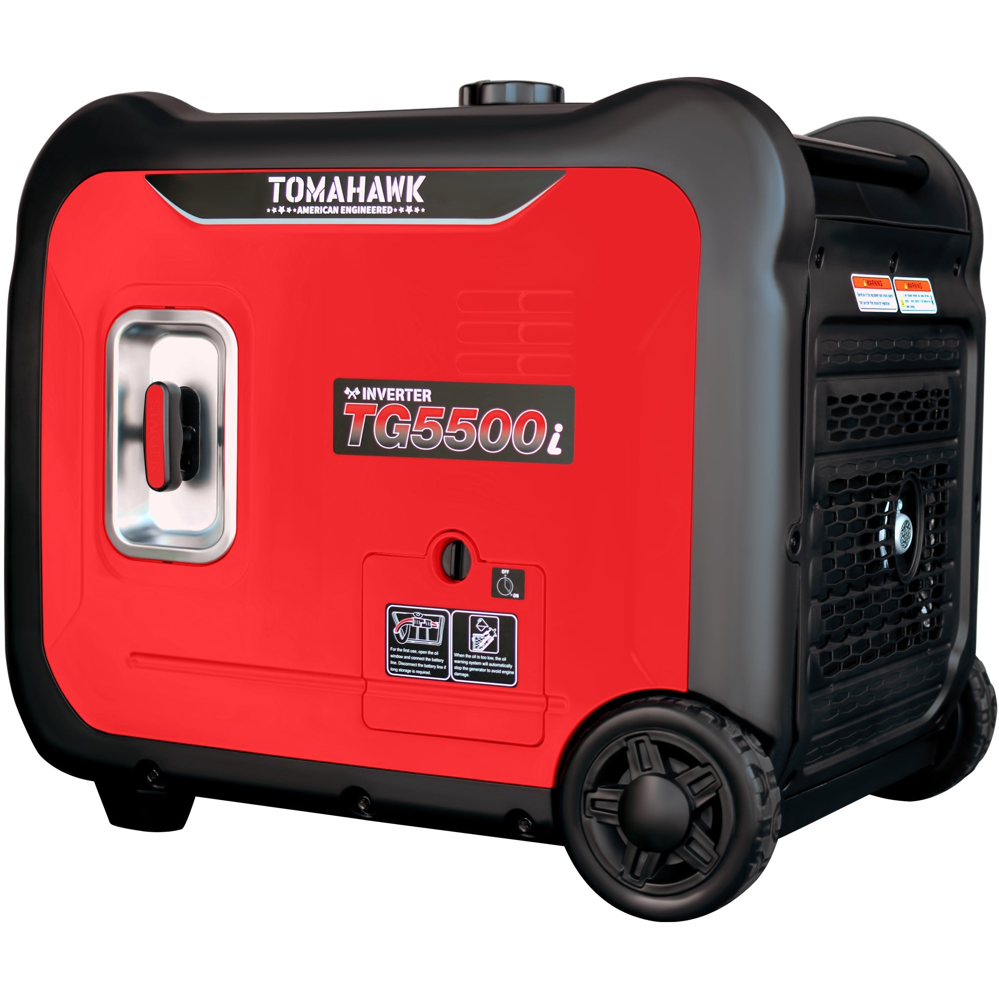 5500W Super Quiet Inverter Generator - Portable Gas Powered Generator for Camping, RV & Emergency Backup Power