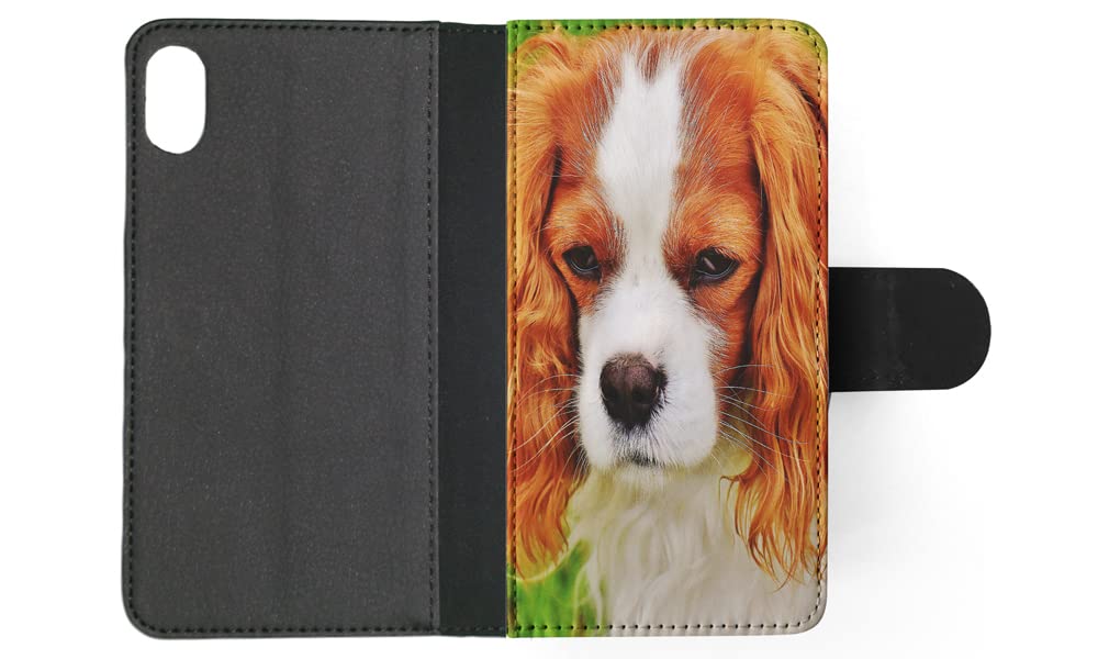 Cute Cocker Spaniel Dog Puppy #2 Flip Wallet Phone Case for Apple iPhone Xs Max - Multicolor Protective Cover with Card Slots | Perfect for Pet Lovers, Daily Use & Gift Giving