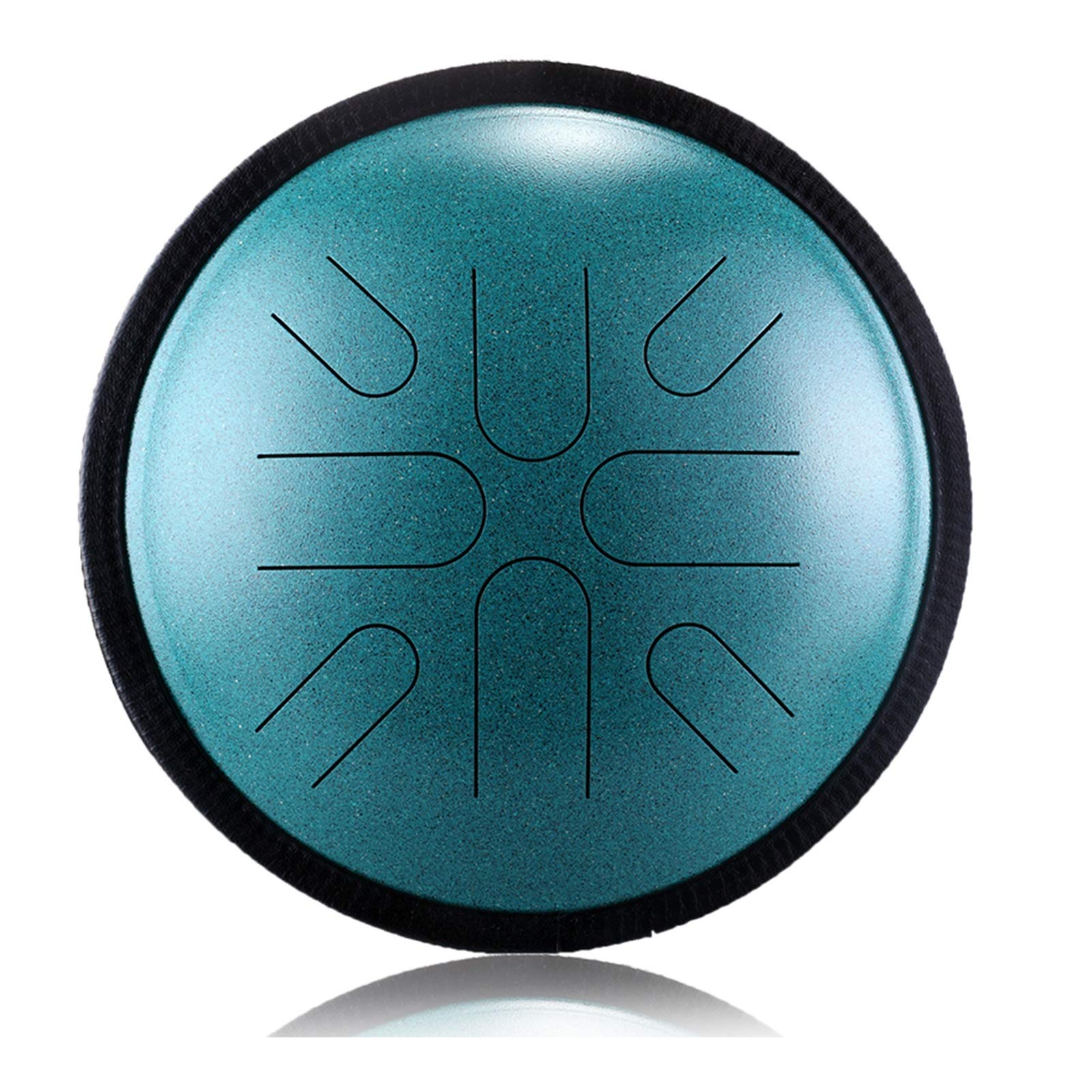 8 Notes 10-inch Steel Tongue Drum - Handpan Meditation Drum with Mallets & Carry Bag, Percussion Instrument for Adults & Kids, Perfect for Yoga, Sound Healing, Music Therapy & Relaxation Gifts