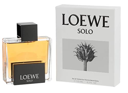 Solo Loewe By Loewe Men's Eau De Toilette Spray 4.2 oz - Fresh Woody Fragrance for Day & Night Wear, Office & Date Night Cologne