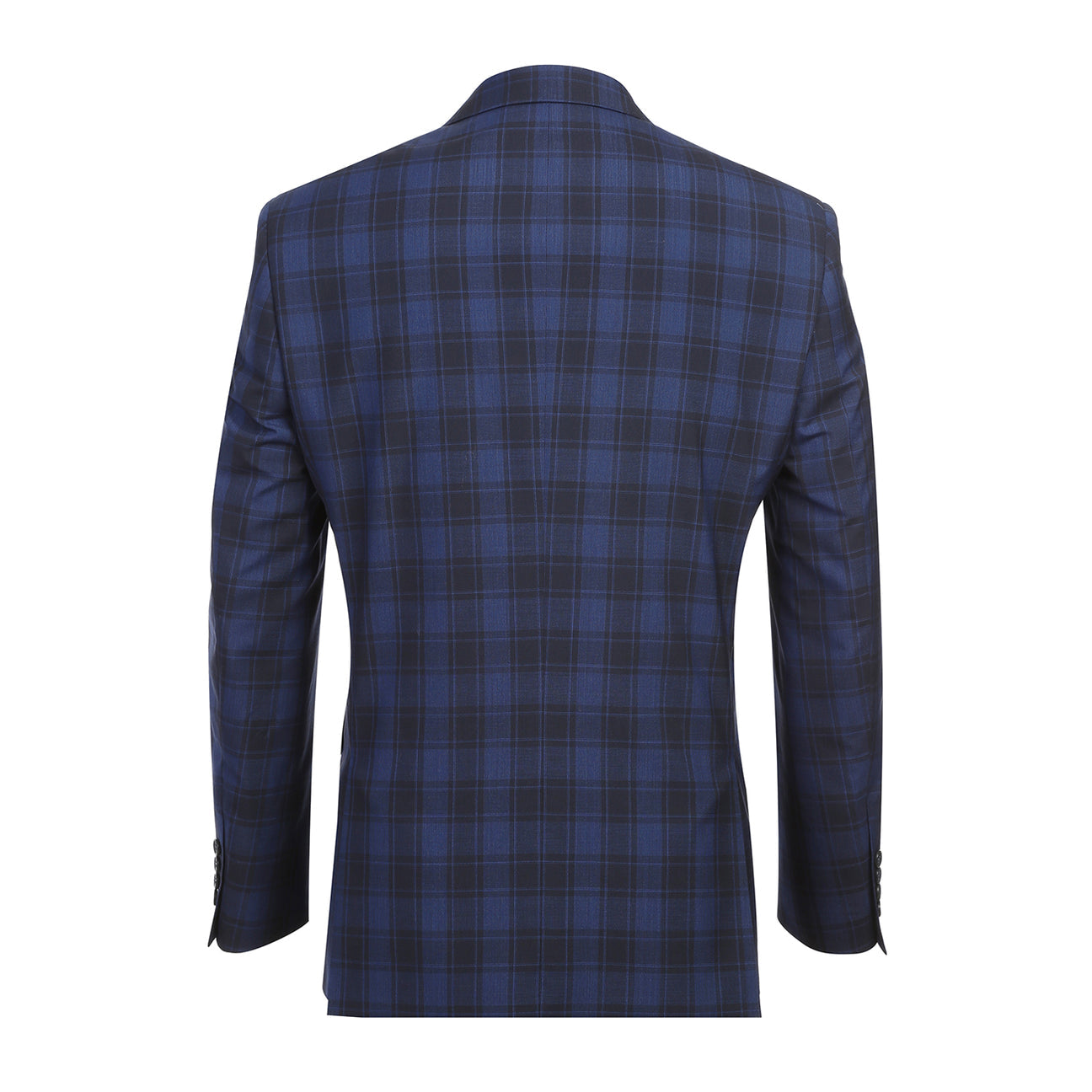 Alessandro Vitello by Renoir New Slim Fit Wool Suit Navy 566 - Premium Italian Wool Business Suit for Men | Perfect for Weddings, Office & Formal Events