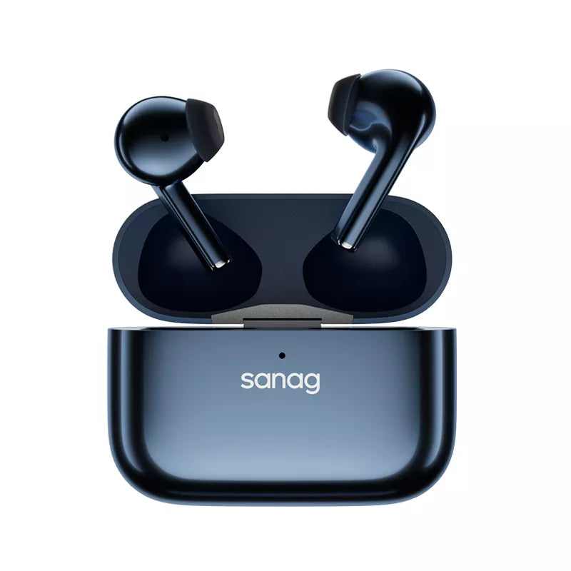 Sanag T82S Pro Wireless Bluetooth Earbuds with Built-in Memory, Half In-Ear Design for Comfort - Perfect for Gym, Running, Commuting & Workouts