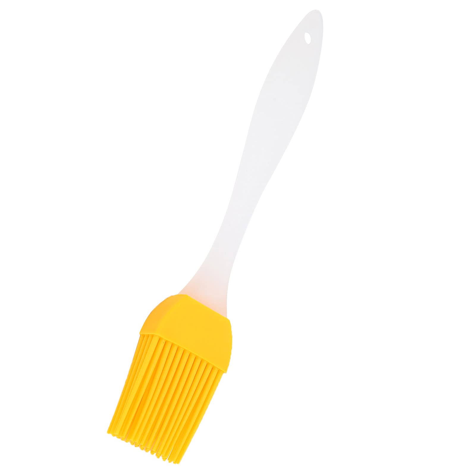 EVTSCAN Yellow Silicone Oil Brush - Non-Stick Grill Brush for BBQ, Kitchen & Outdoor Camping - Perfect for Seasoning, Basting & Cleaning Grills, Pans & Cookware