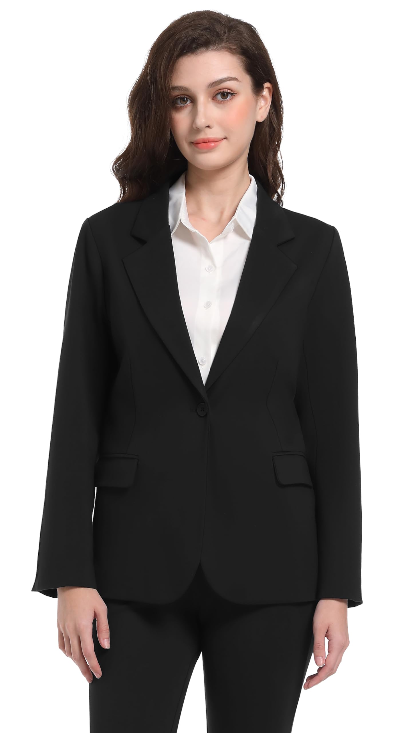 V VOCNI Women's Vest & Blazer 2-Piece Suit Set - Professional Office Wear, Business Attire for Women, Formal Outfit for Work & Meetings