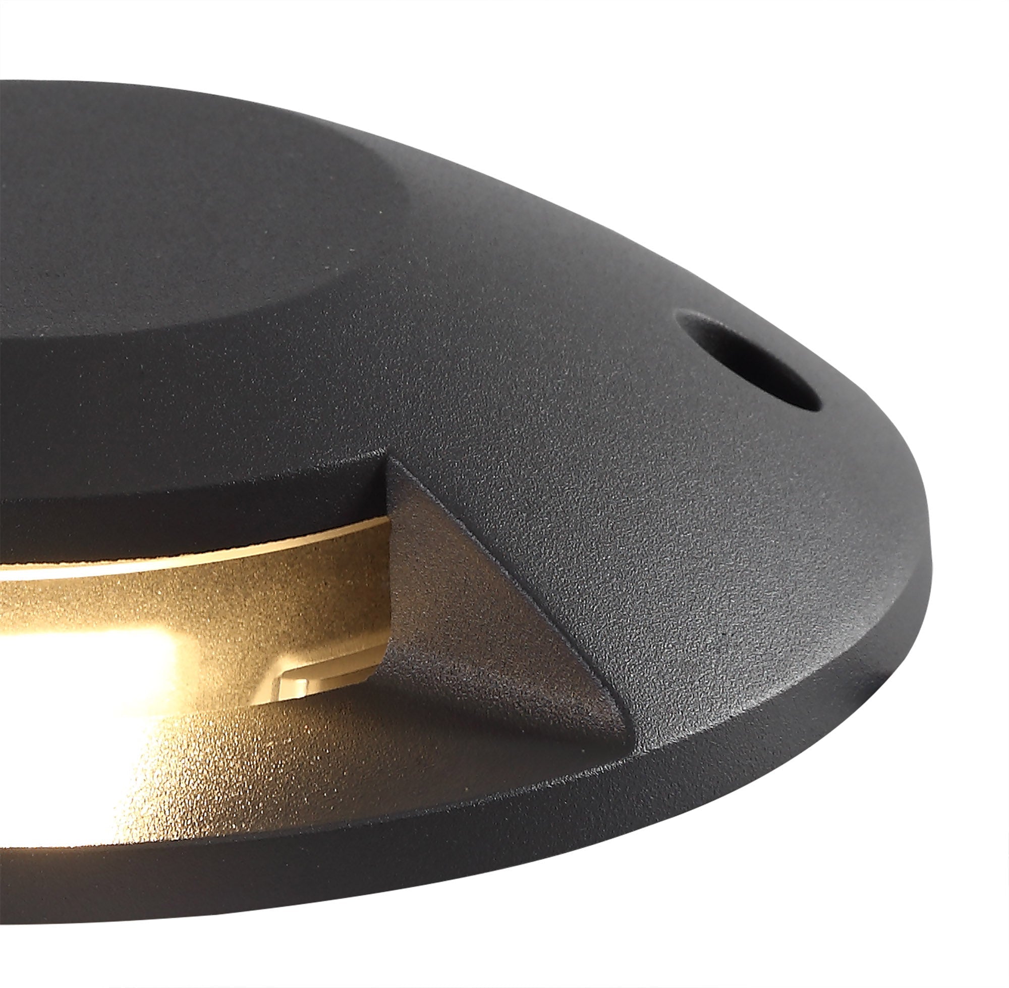 Asebey Above Ground Driveover LED Light - 4 x 3W, 3000K Warm White, 256lm, IP67 Waterproof, IK10 Impact Resistant, Anthracite Color - Perfect for Parking Lots, Driveways & Outdoor Areas - 3 Year Warranty