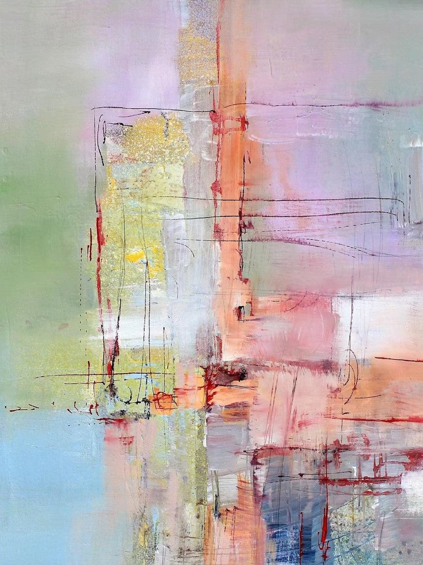 Abstract Acrylic Paintings for Living Room Wall Decor | Modern Contemporary Canvas Artwork | Handmade Wall Art for Home & Office | Perfect for Living Spaces, Bedrooms & Offices