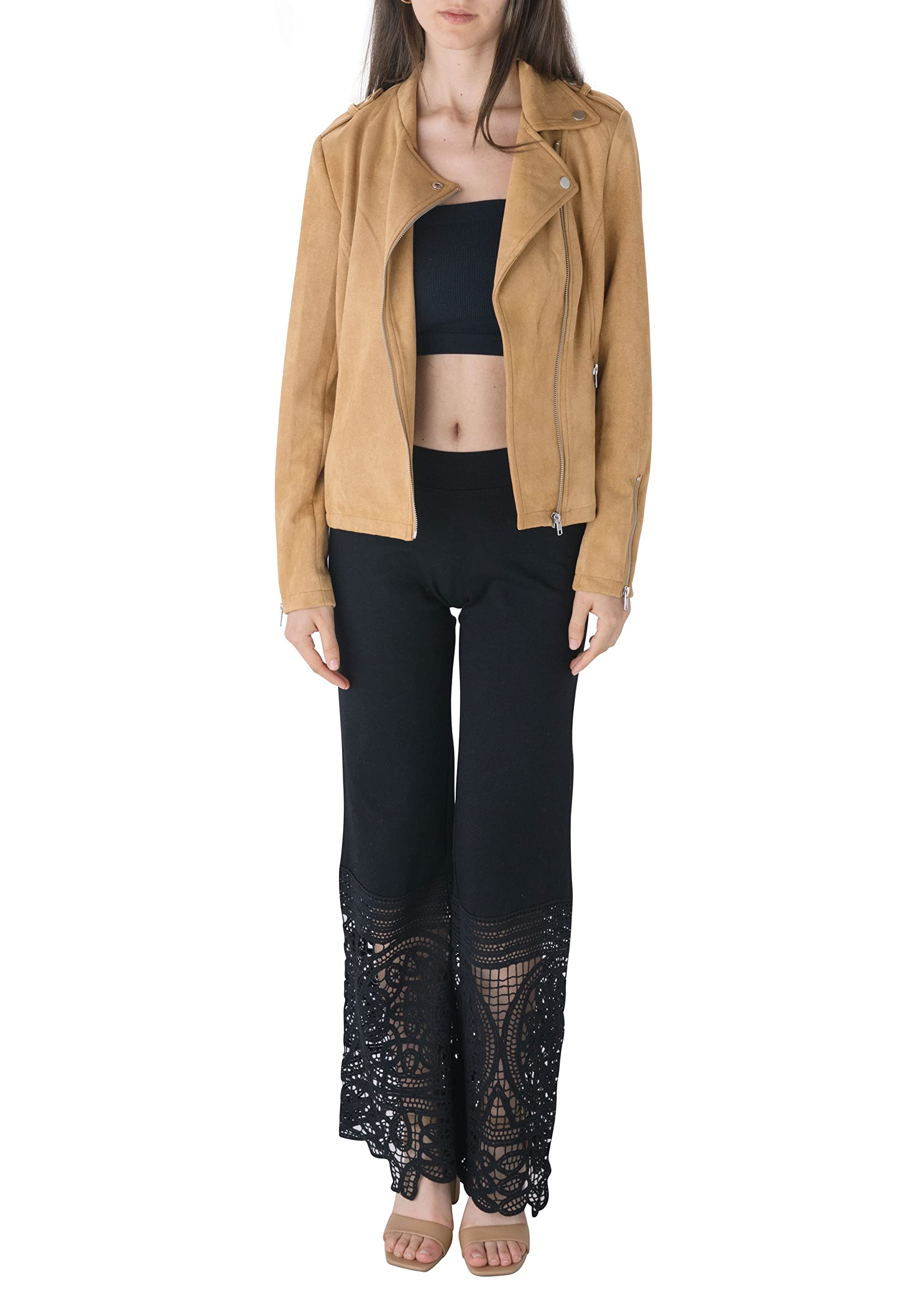 Elegant Black Crochet Pants for Women - Comfortable & Stylish Solitaire Design - Perfect for Casual Outings, Beach Vacations & Summer Fashion