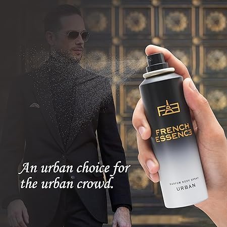 Premium Men's Deodorant Spray & Body Fragrance Set - Long Lasting Fresh Scent, 60ml Perfume + 120ml Deodorant - Luxury Gift for Him | Gym, Office & Daily Use