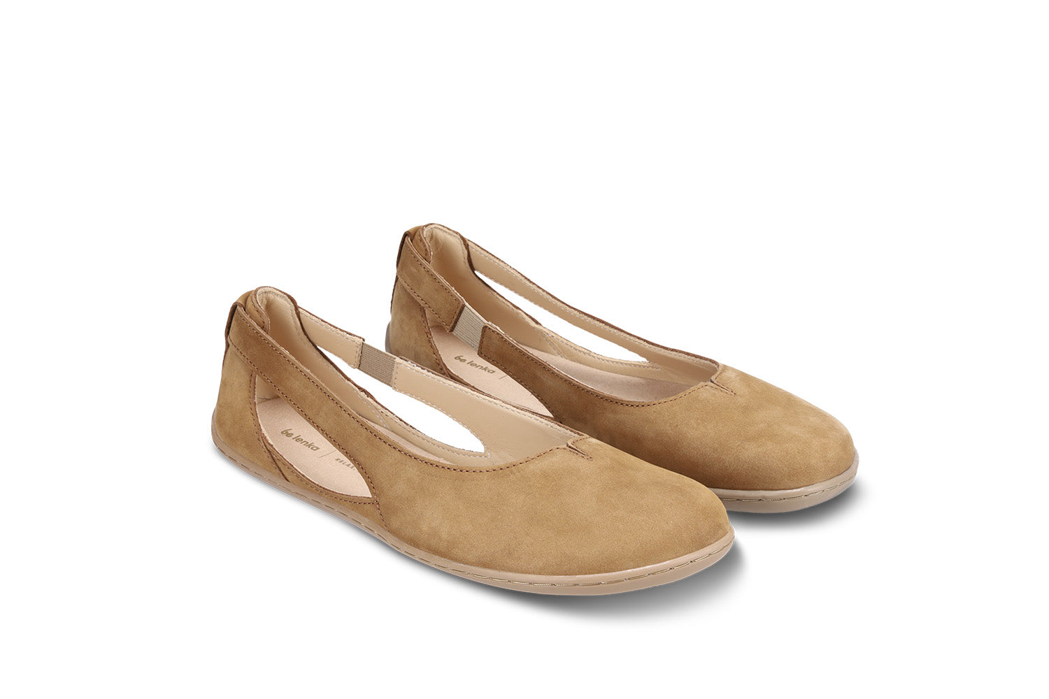 Ballet Flats Be Lenka Bellissima 2.0 Toffee Brown - Comfortable Women's Leather Shoes for Work, Travel & Everyday Wear