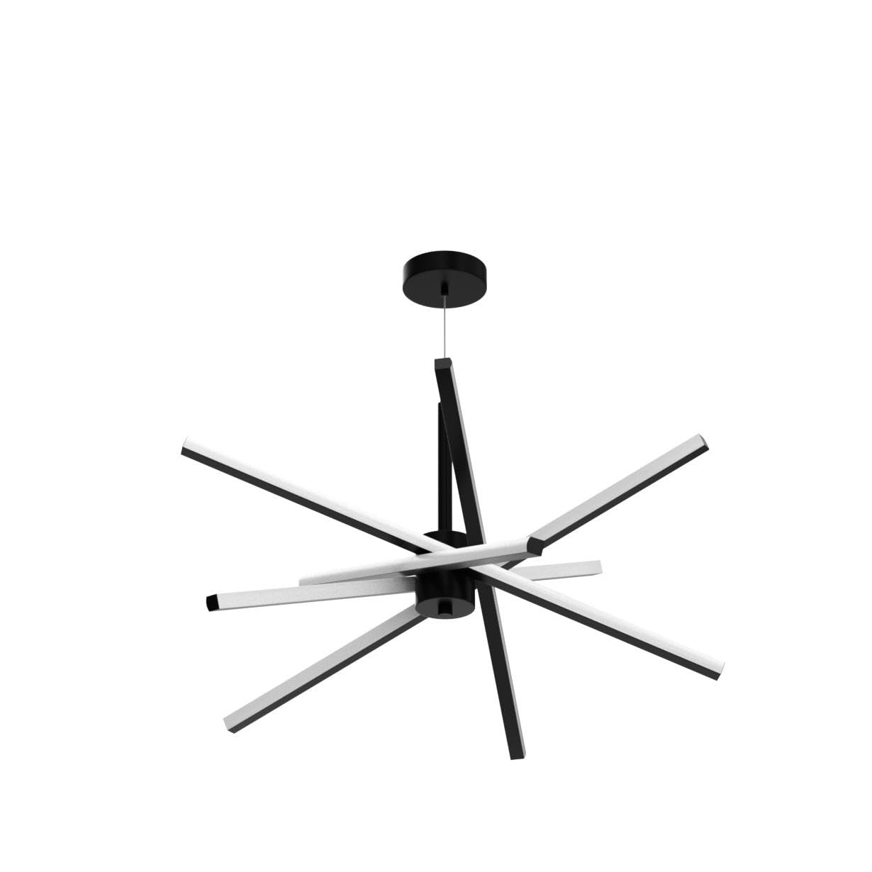 Modern Sputnik Chandelier 82W LED Gold Pendant Light - 31.5 Inch Dimmable Ceiling Fixture with Remote Control | Perfect for Dining Room, Living Room, Kitchen & Bedroom | Elegant Lighting Over Table for Home Decor