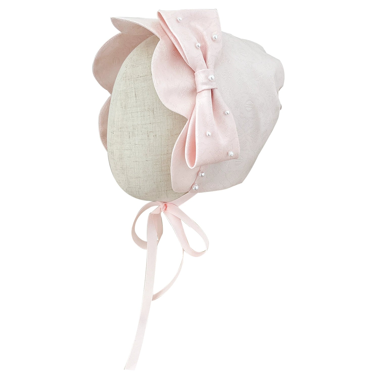 Adorable Baby Bonnet Hat for Girls - Soft Breathable Cotton Sun Protection Infant Hat | Perfect for Newborn, Outdoor Play, Photography & Special Occasions