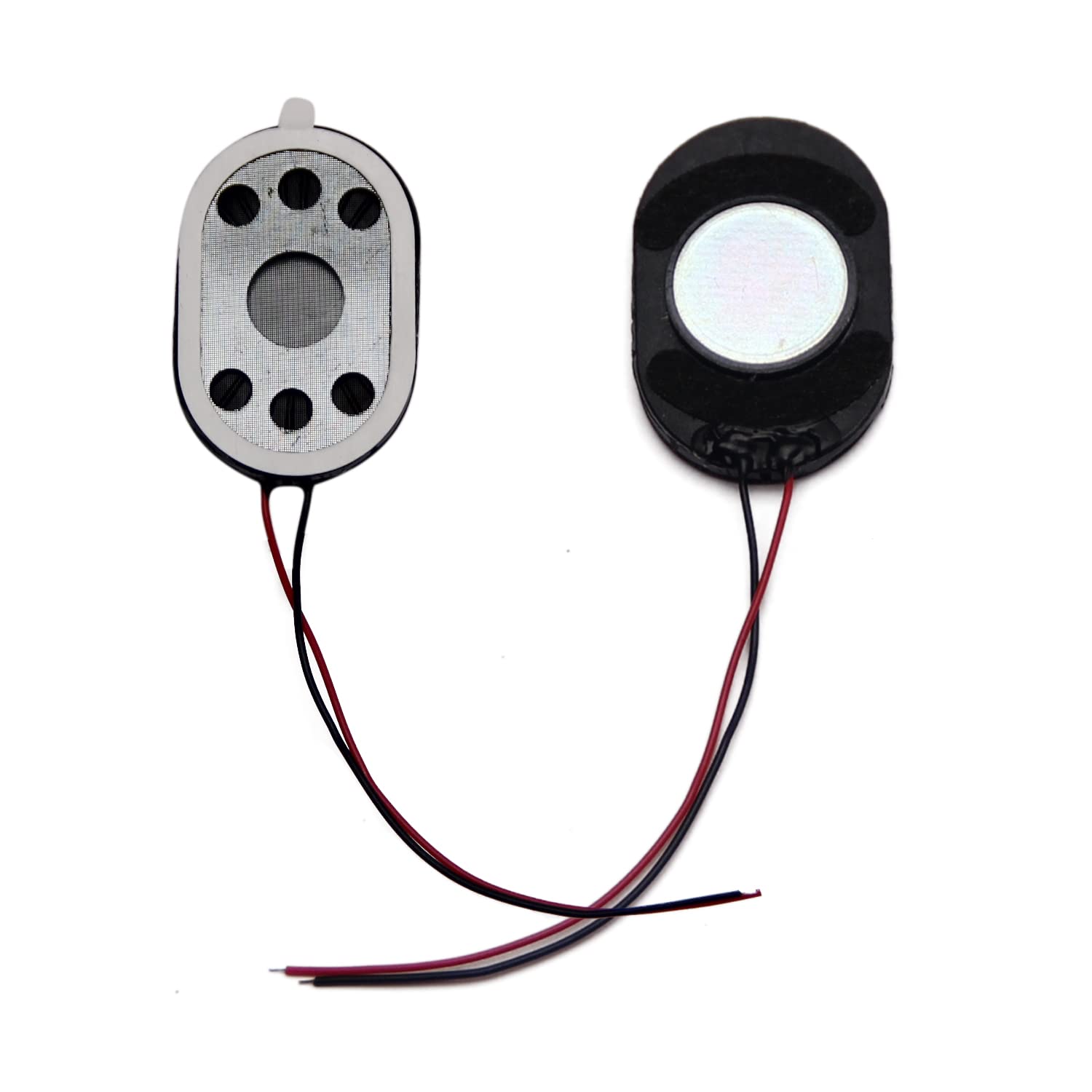 Fielect 2Pcs 8Ohm 1.5W Internal Magnet Speaker with Wire - 20x30x4mm Mini DIY Speaker for Electronics, Audio Projects & Home Theater Systems