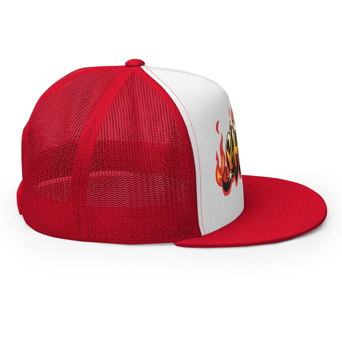 Inferno Sobriety Trucker Cap - Adjustable Snapback Hat for Men & Women - Stylish Baseball Cap for Outdoor Activities, Sports & Casual Wear