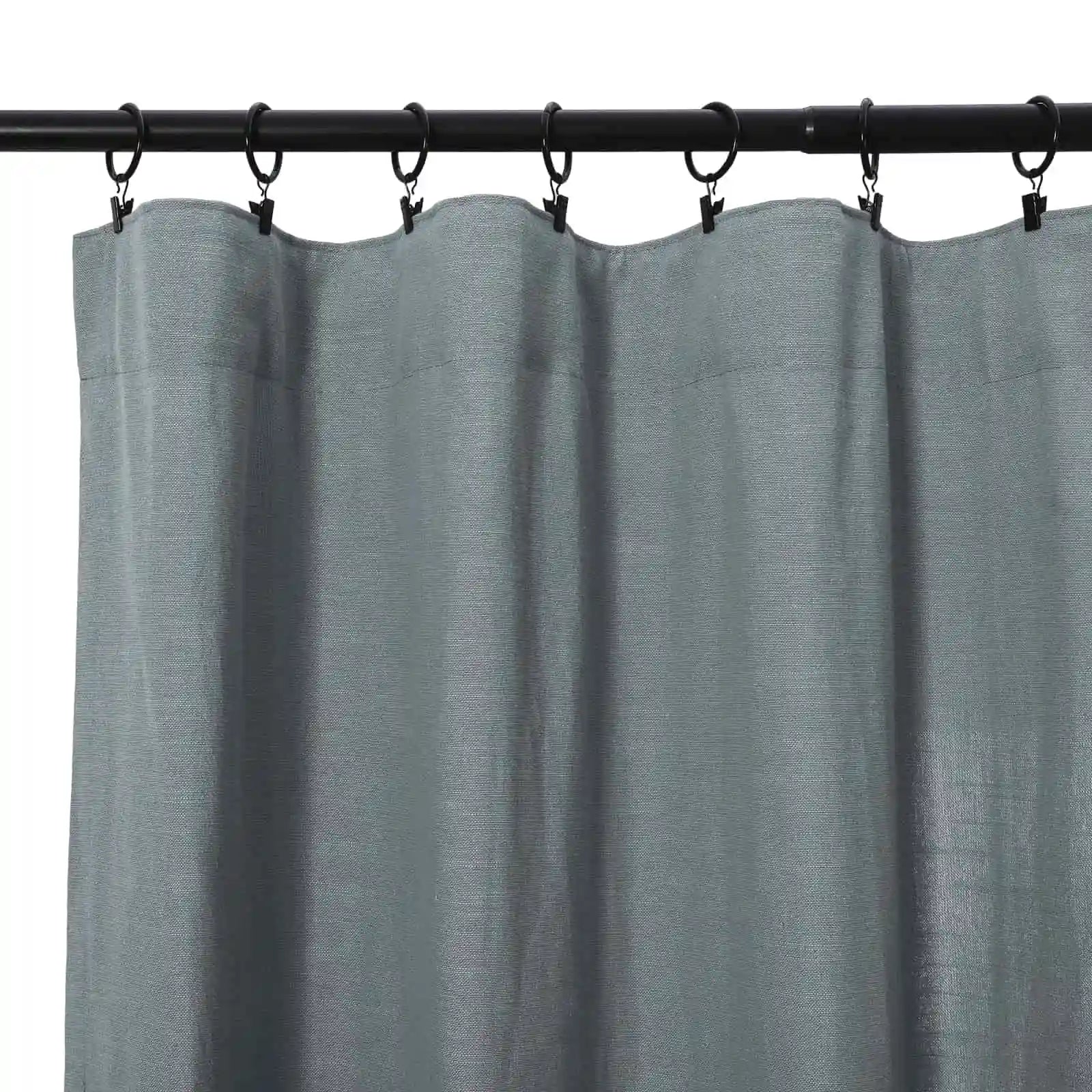 Luxury Linen Cotton Curtains - Soft Top Blackout Drapes for Living Room & Bedroom - Elegant Window Treatments for Home Decor