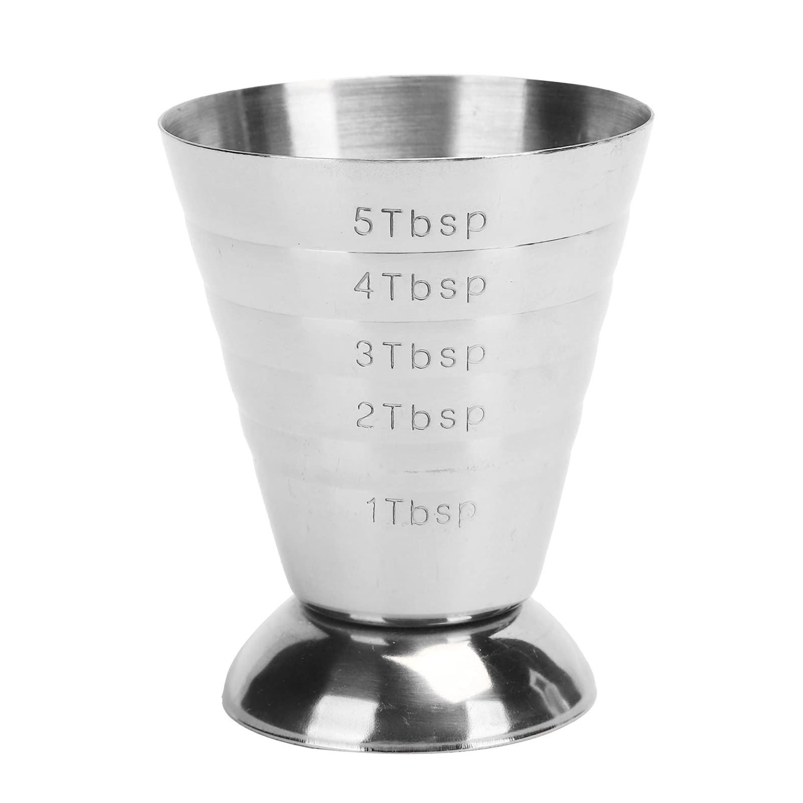 75ml 2.5oz Stainless Steel Measuring Cup with Scale - Professional Cocktail Jigger for Bartenders, Home Bars & Restaurants - Multi-Purpose Ounce Cup for Mixing Drinks, Cooking & Baking - Perfect for Bars, Hotels, Cafes & KTVs