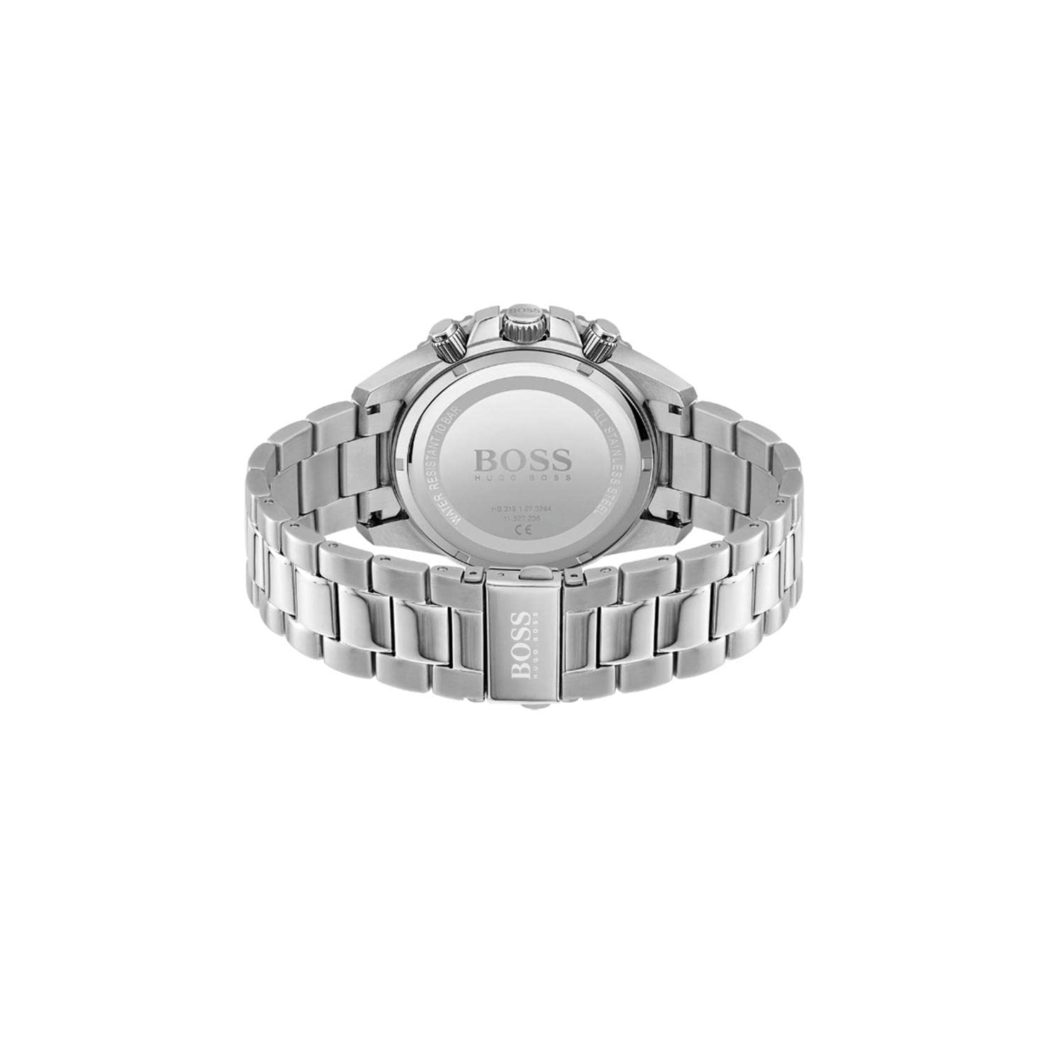 BOSS Men's Center Court Chronograph Stainless Steel Watch - Water Resistant 100M - Luxury Dress Watch for Business, Formal Events & Everyday Wear