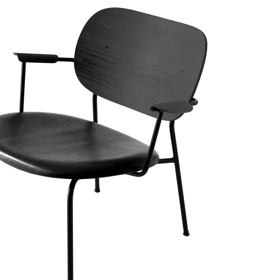 Co Lounge Chair - Upholstered Seat for Living Room, Bedroom & Office - Comfortable Modern Accent Chair for Relaxing, Reading & Lounging