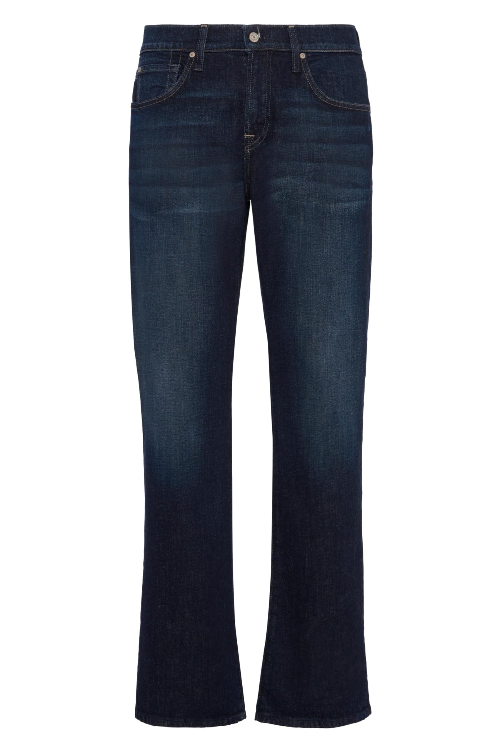 7 For All Mankind Men's Austyn Relaxed Fit Straight Leg Jeans - Comfortable Denim Pants for Casual Wear & Everyday Style