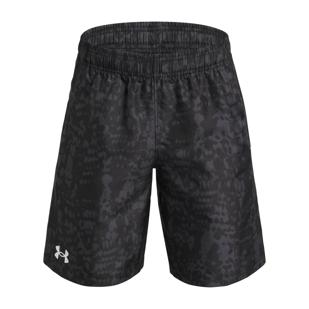 Boys' Under Armour Youth Woven Printed Athletic Shorts - Lightweight Breathable Workout & Basketball Shorts for Kids - Perfect for Sports, Gym, and Casual Wear