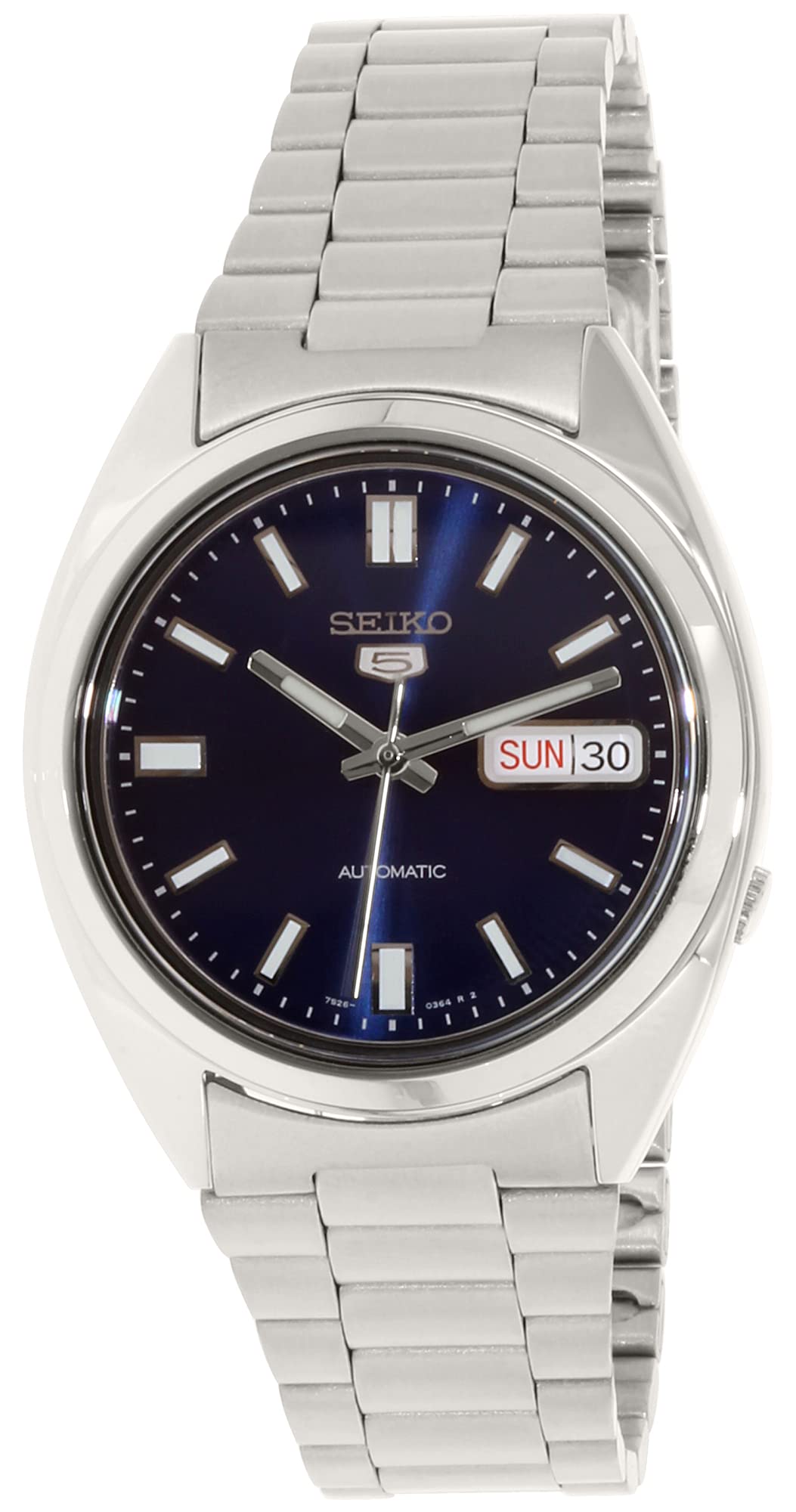 SEIKO 5 Automatic Men's Watch - Stainless Steel Case & Bracelet - Water Resistant - Day/Date Display - Perfect for Business, Casual Wear & Everyday Use