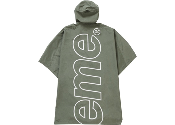 Waterproof Gore-Tex Rain Poncho for Outdoor Hiking & Camping - Olive Green Rainwear for Men & Women - Perfect for Backpacking, Travel & Emergency Preparedness
