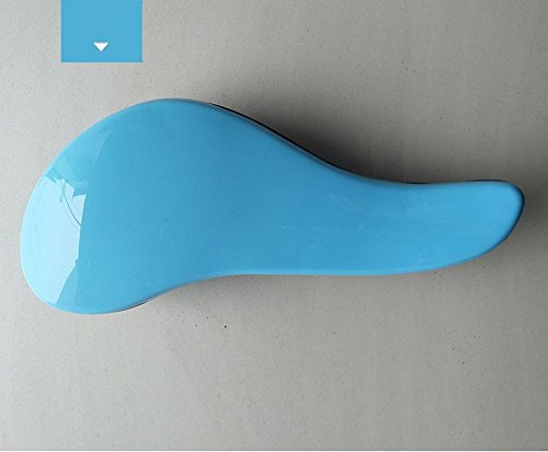 Detangling Hair Brush for Women, Men & Kids - Ergonomic Wet & Dry Hair Detangler Comb for Curly, Wavy, Straight, Long, Thick or Fine Hair - No More Tangles Hair Brush (Sky Blue) - Perfect for Shower, Travel & Daily Hair Care