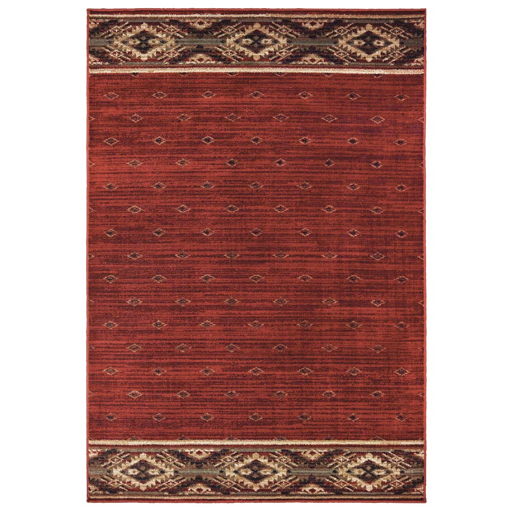 Oriental Weavers Woodlands Casual Area Rug 9652C - Soft & Durable for Living Room, Bedroom, or Office Decor