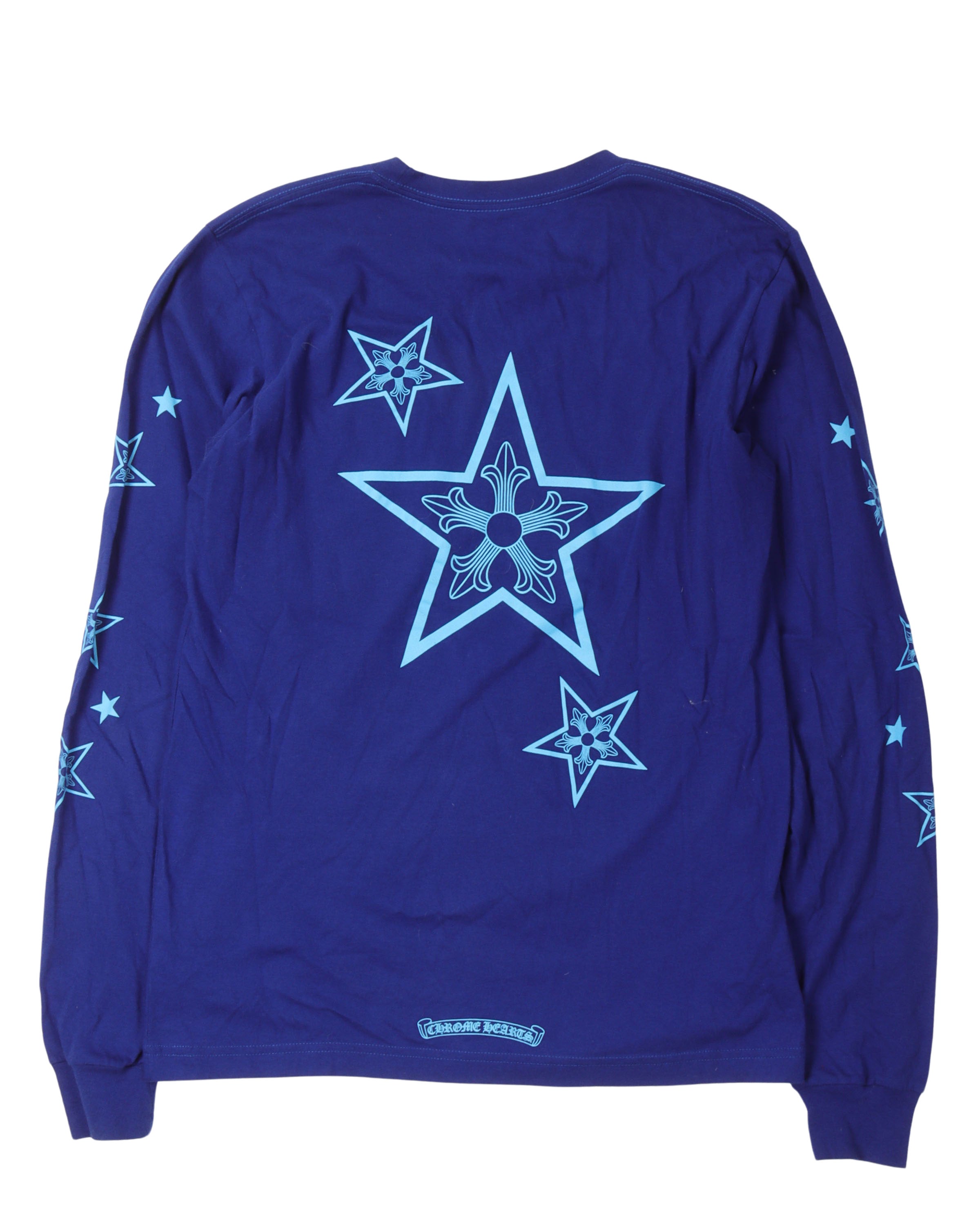 5-Pointed Star Long Sleeve Pocket T-Shirt for Men - Comfortable Casual Shirt with Stylish Design - Perfect for Everyday Wear, Outdoor Activities, and Street Fashion