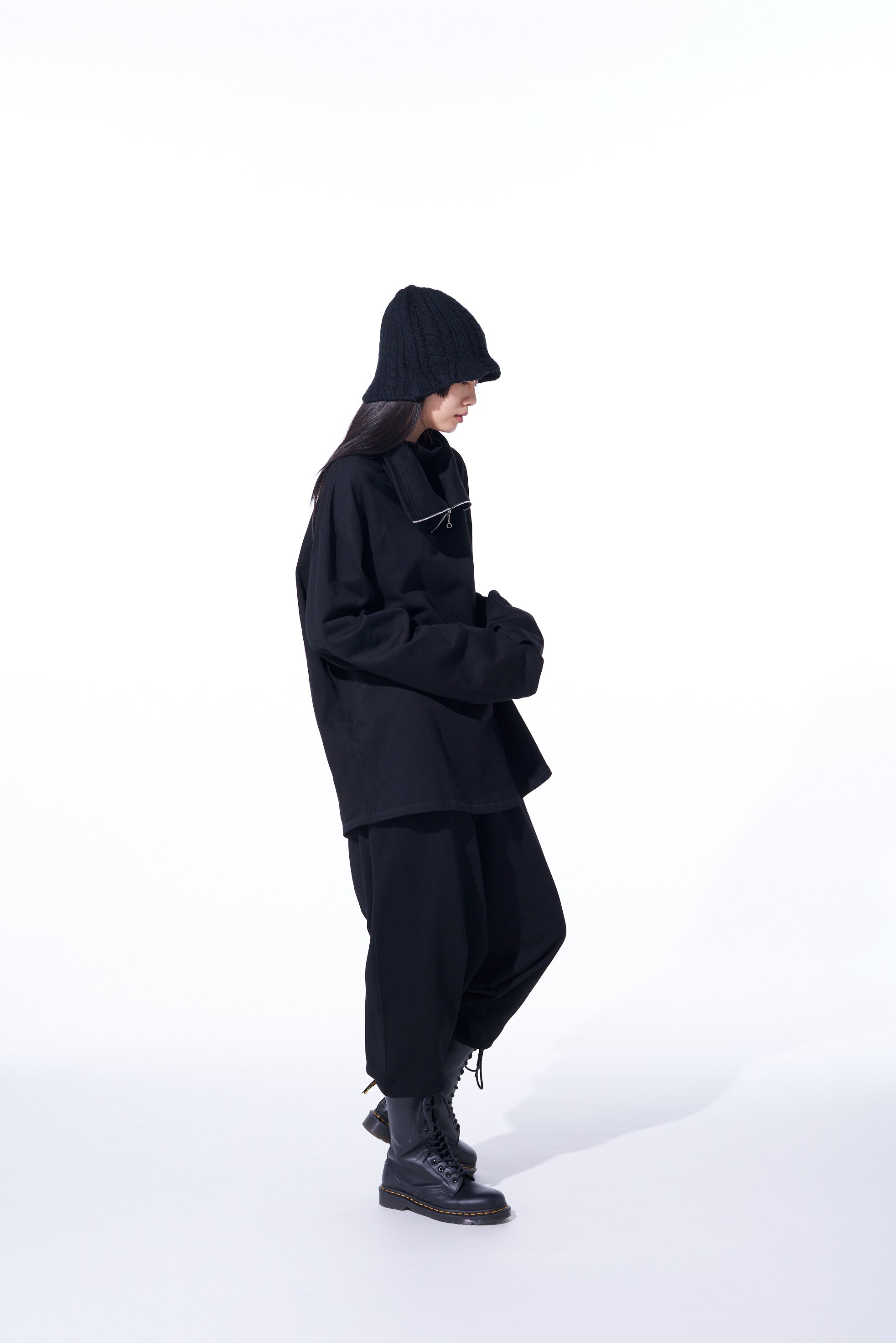Women's Cotton Fleece High Neck Zipper Sweatshirt - Cozy Winter Pullover for Casual Outfits & Outdoor Activities