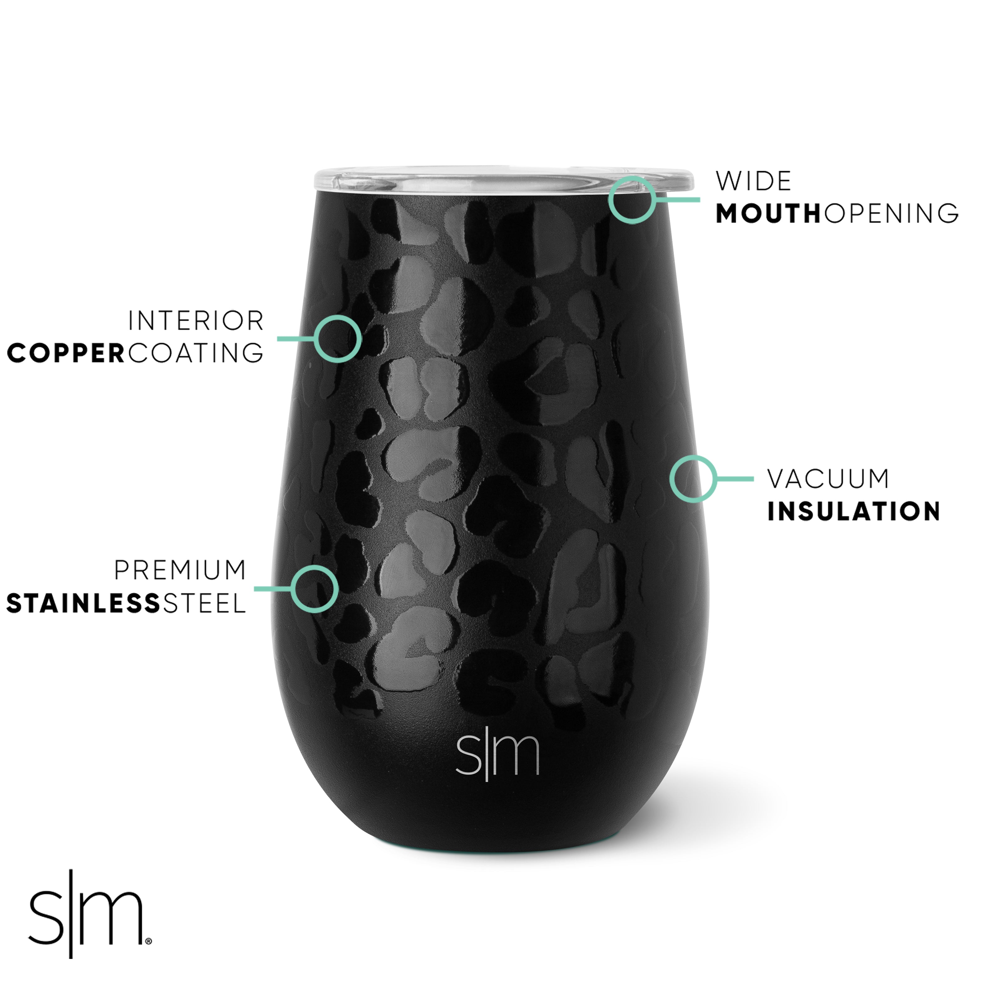 Spirit Wine Tumbler - 20oz Insulated Stainless Steel Cup with Lid & Straw - Perfect for Cocktails, Wine, and Cold Beverages at Parties, Picnics, and Outdoor Events