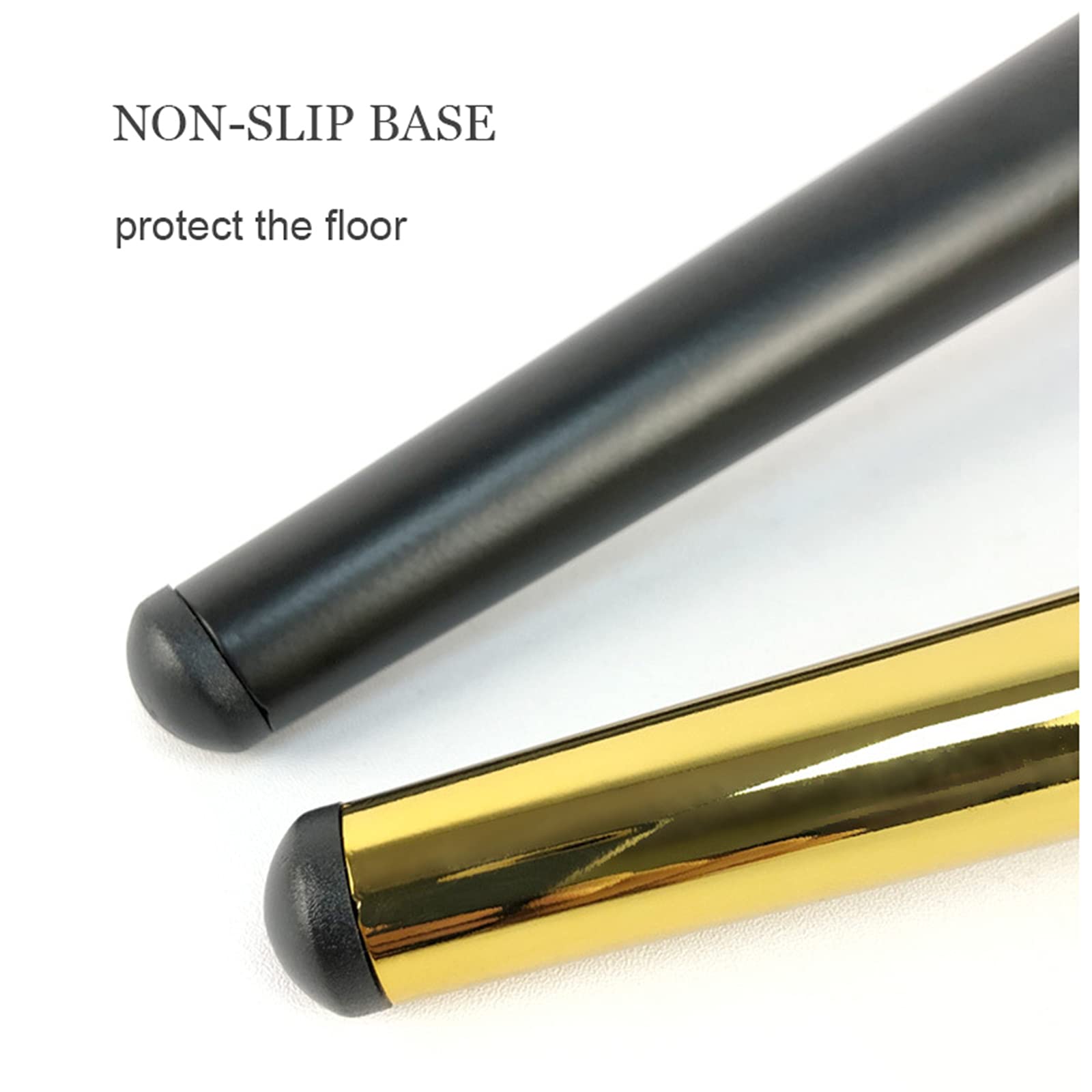 Black Gold Oblique Metal Furniture Legs - 4Pcs Iron Table Feet for DIY Cabinets, Beds, Desks & Sofas - 35cm/14in Heavy Duty Replacement Legs with Solid Mounting Plates - Perfect for Home Office, Living Room & Bedroom Furniture Upgrade