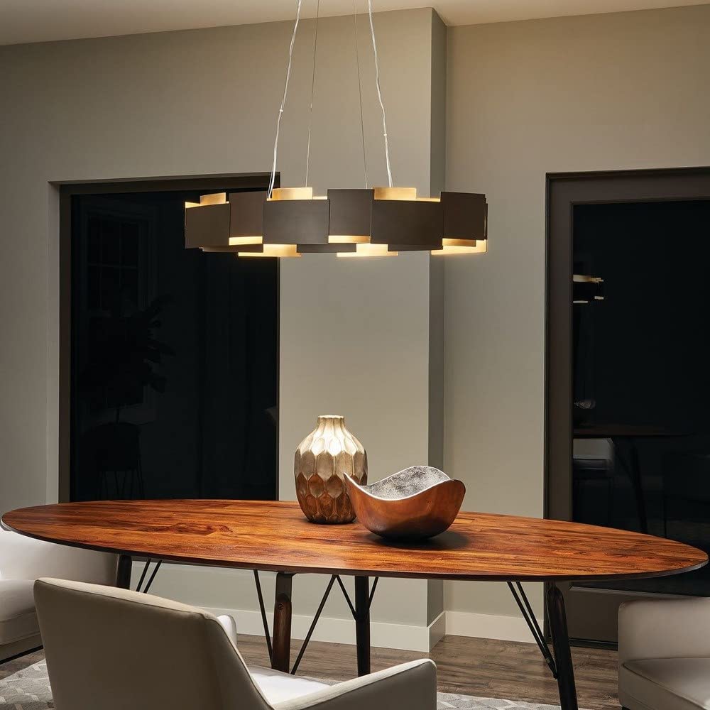 Vintage Farmhouse Mini Pendant Light with Metal Shade - Polished Nickel Finish for Kitchen Island, Dining Room or Bedroom Lighting