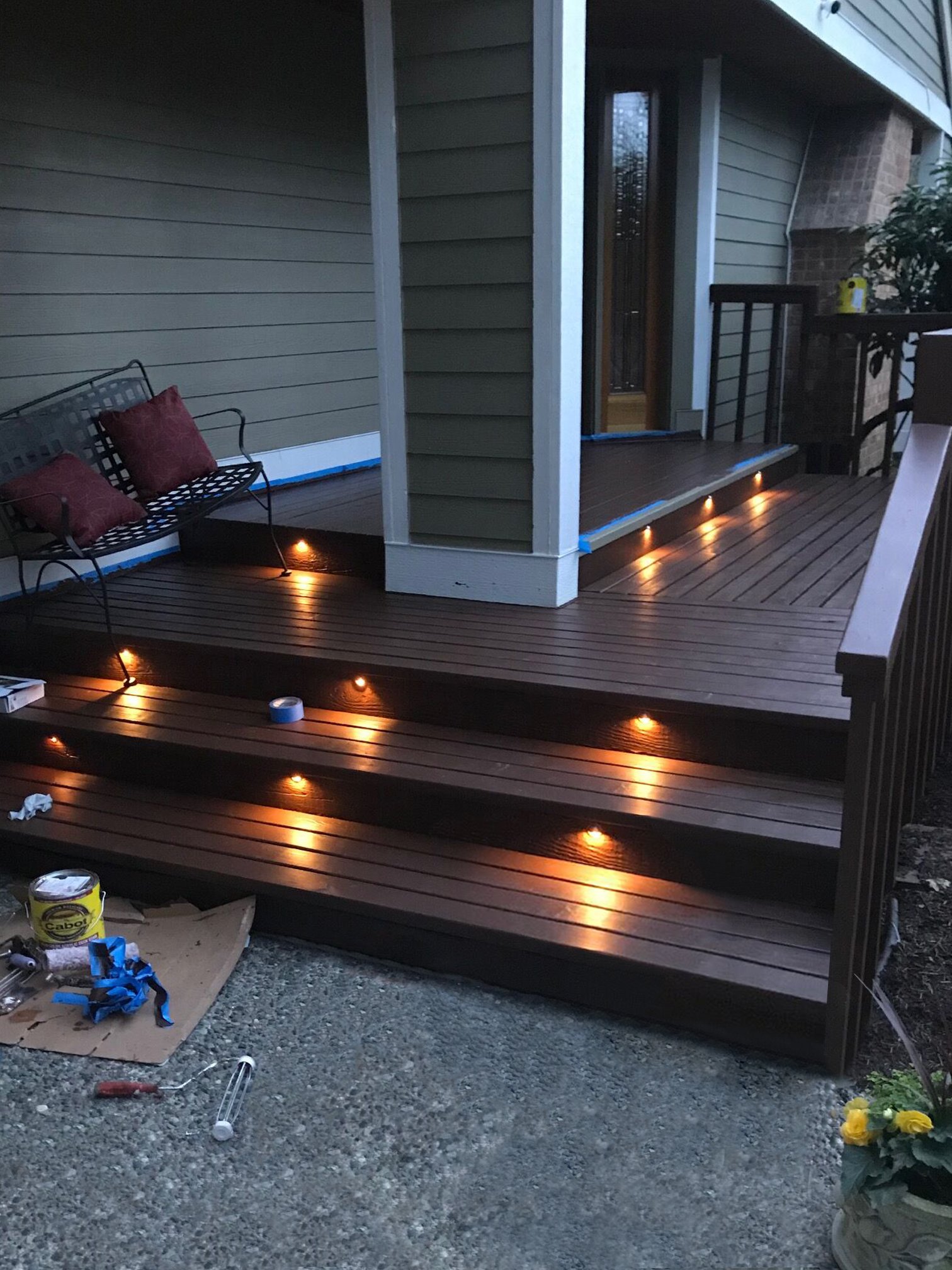 FVTLED Low Voltage LED Deck Lights Kit - 12V Warm White Bronze Recessed Landscape Lighting for Outdoor Garden, Yard, Pathway & Stair Steps | Durable Weatherproof Deck & Patio Lighting