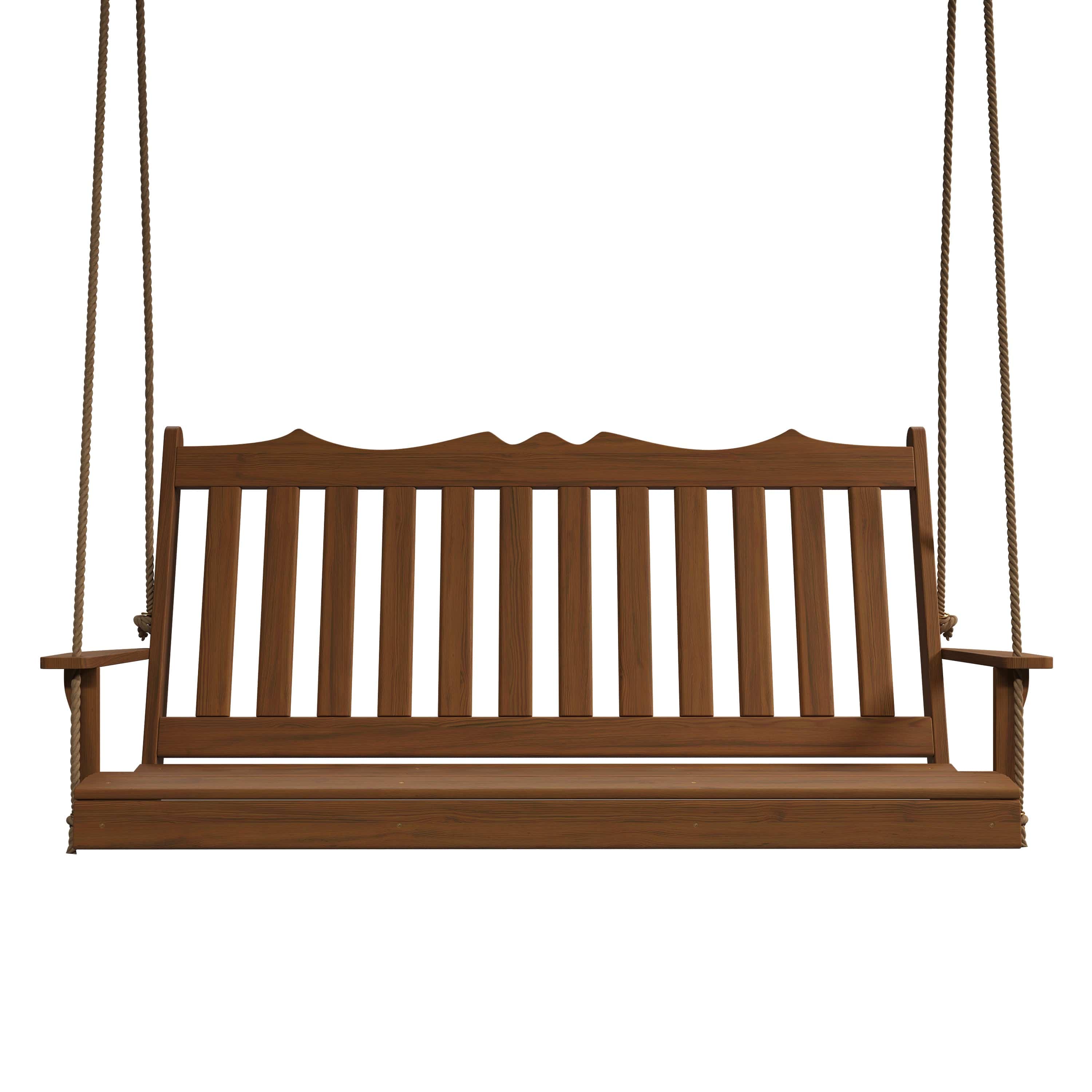 Keystone Amish Co. York Red Cedar Porch Swing - Handcrafted Outdoor Swing for Patio, Garden, and Backyard Relaxation