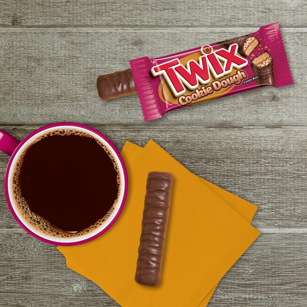 TWIX Cookie Dough Milk Chocolate Bars - 1.36 oz (Pack of 20) | Delicious Snack for Parties, Office Treats & Gift Baskets