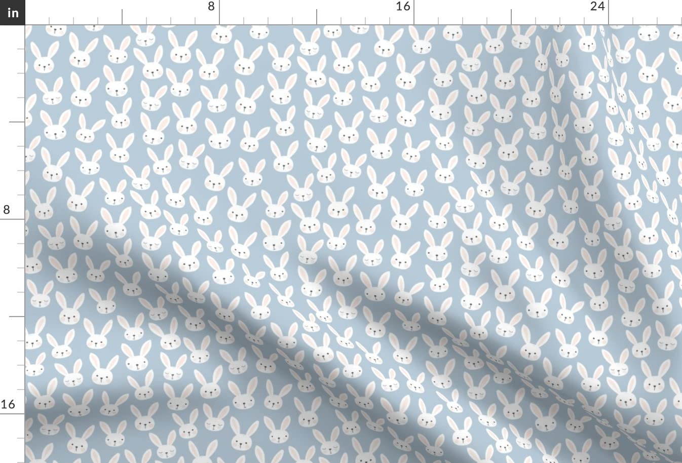 Spring Bunny Friends Easter Garden Animals Printed Upholstery Velvet Fabric by The Yard - Home Decor, Apparel & DIY Crafts for Easter Decorations, Pillow Covers, Curtains and Clothing