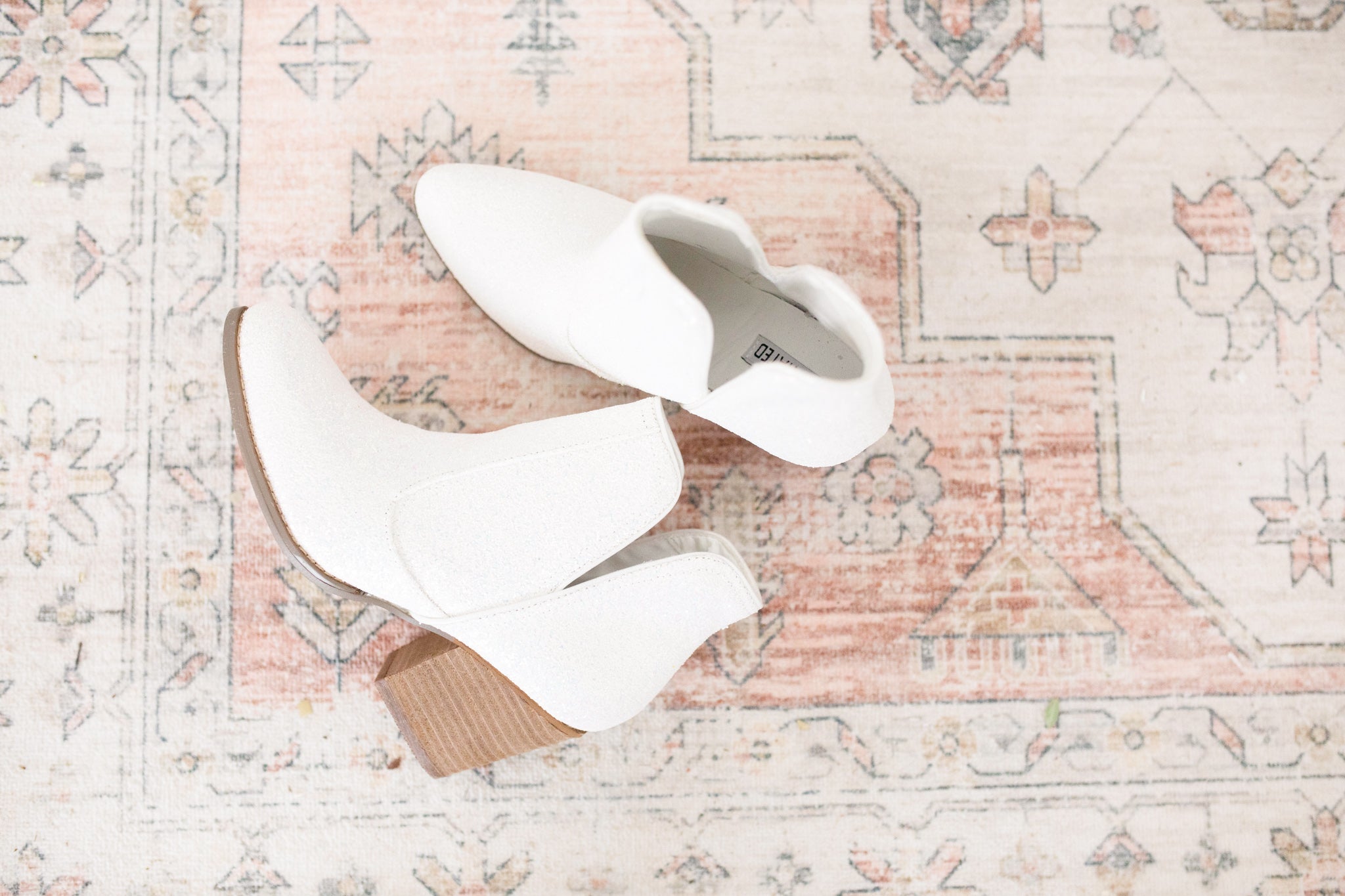 Fiera Women's White Booties - Stylish & Comfortable Ankle Boots for Fall & Winter Fashion | Perfect for Casual Outfits, Office Wear & Date Nights