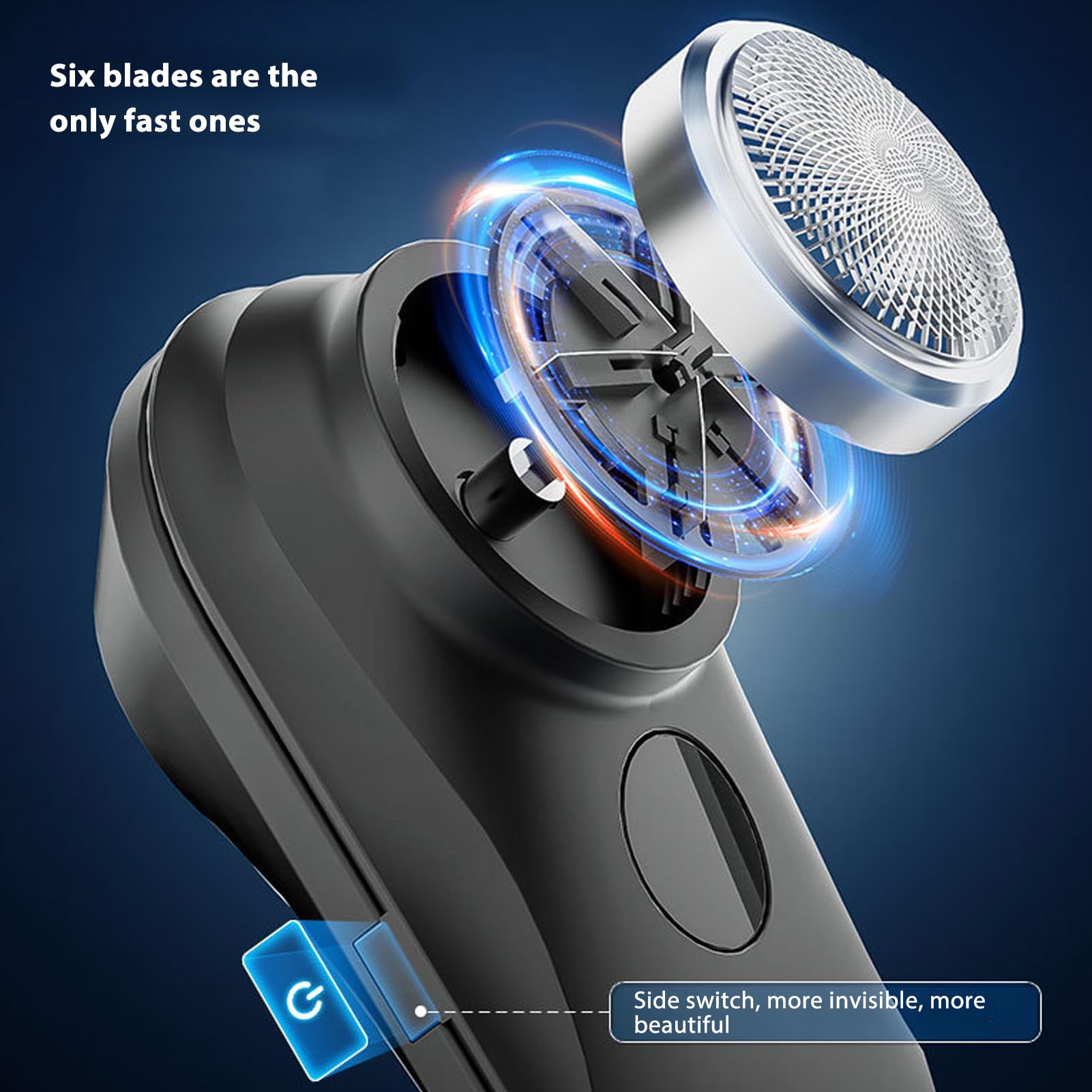 Mini Electric Razor for Men & Women - USB C Rechargeable, Waterproof, Pocket-Sized Portable Shaver with Digital Display - Perfect for Home, Car, Travel & On-The-Go Grooming